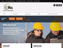 Tablet Screenshot of pes-careers.org
